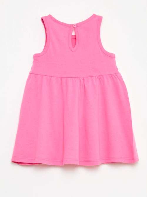Vestido sin mangas con mensaje - Kiabi