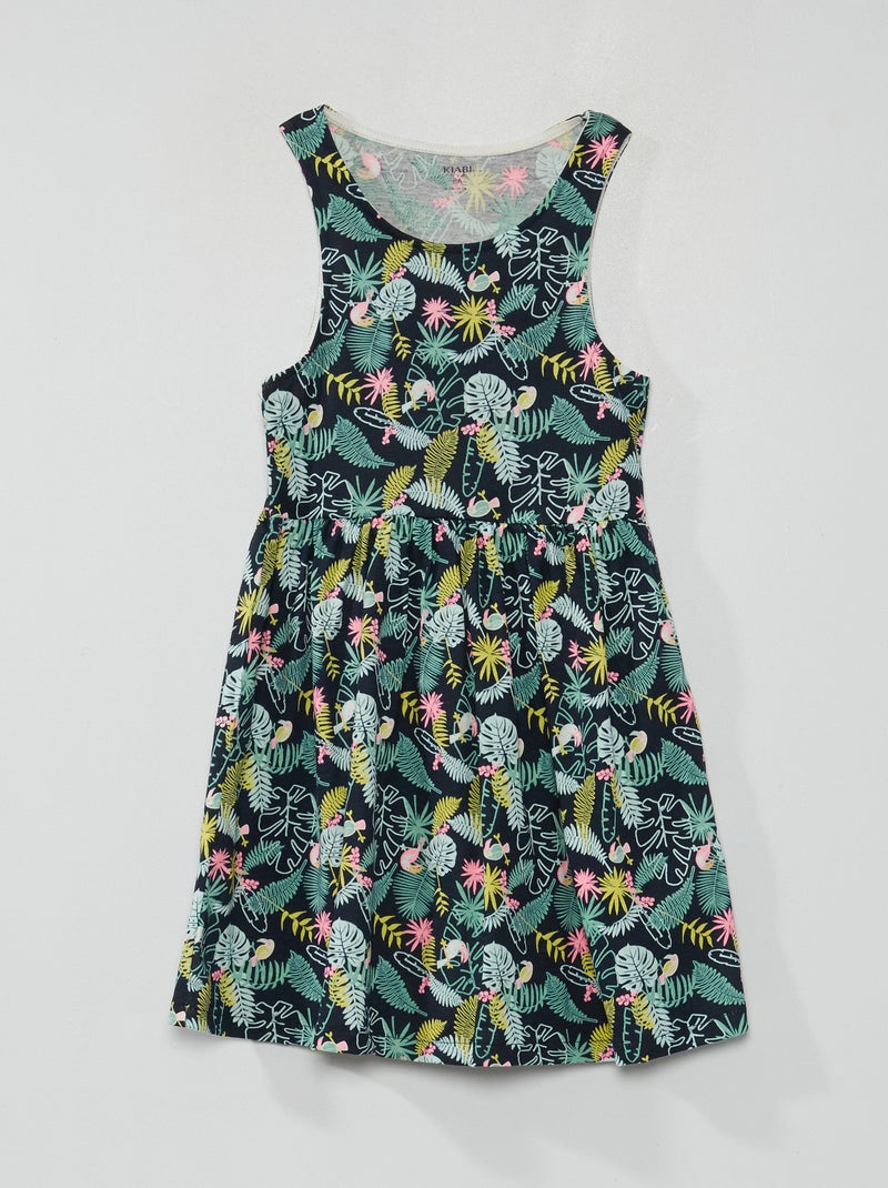 Vestido sin mangas con motivos AZUL - Kiabi