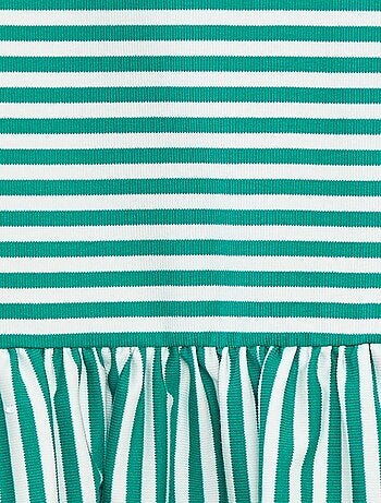 Vestido sin mangas con volantes