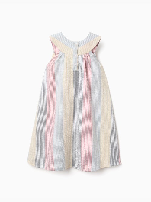 Vestido sin mangas de algodón a rayas You&Me - Kiabi Vestido sin mangas de algodón a rayas You&Me - Kiabi