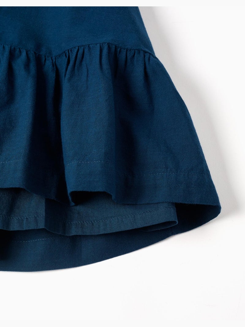 Vestido sin mangas de algodón con forro You&Me Azul Azul - Kiabi