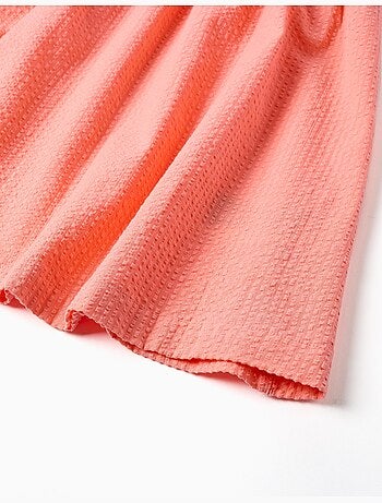 Vestido sin mangas de algodón con tirantes elásticos