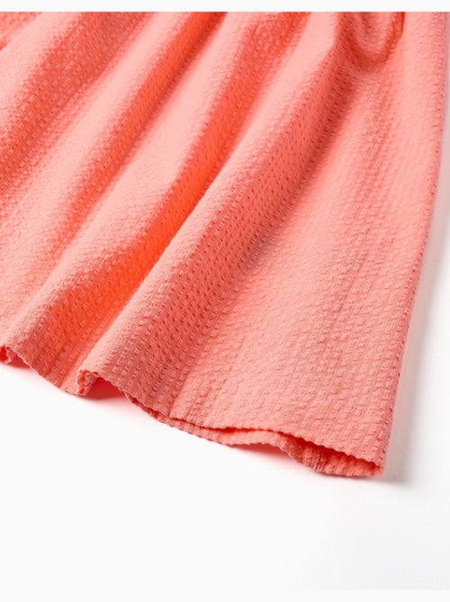 Vestido sin mangas de algodón con tirantes elásticos - Kiabi