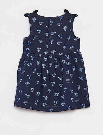 Vestido sin mangas de gasa de algodón