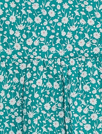 Vestido sin mangas de gasa de algodón
