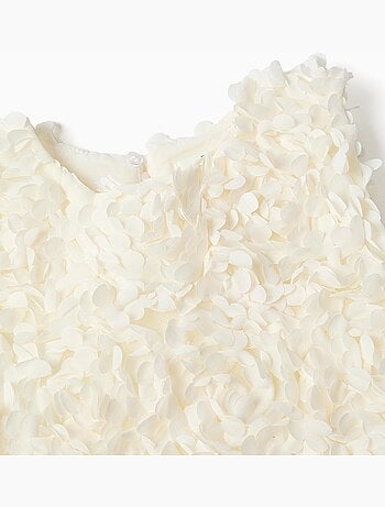 Vestido sin mangas de línea A con flores