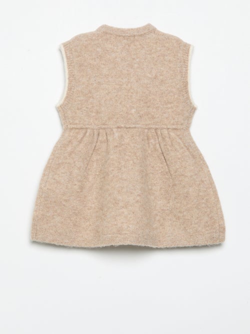 Vestido sin mangas de punto - Kiabi
