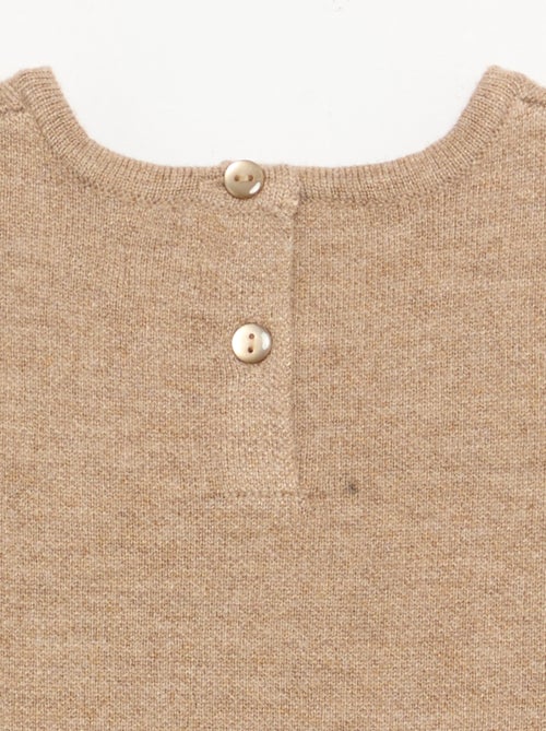 Vestido sin mangas de punto con lazos - Kiabi