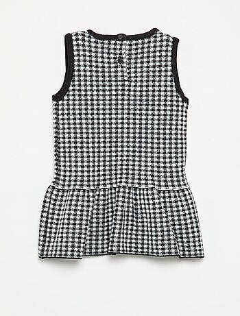 Vestido sin mangas de punto con lazos