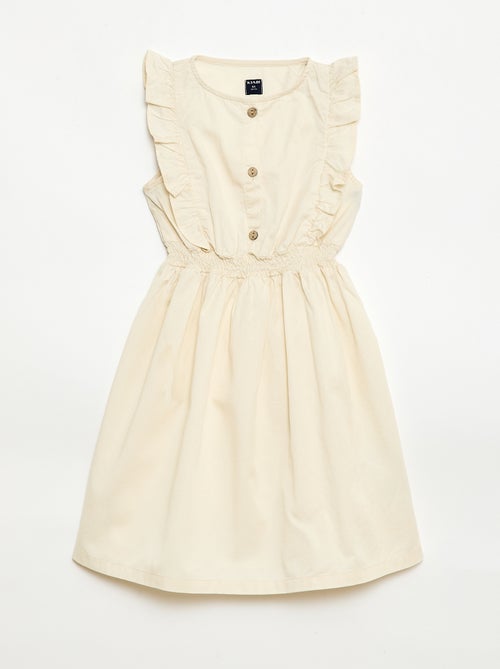 Vestido sin mangas de tejido ligero - Kiabi