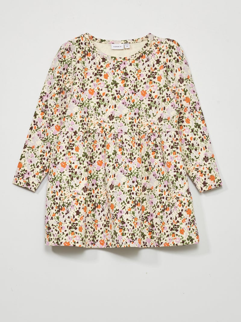 Vestido skater BEIGE - Kiabi