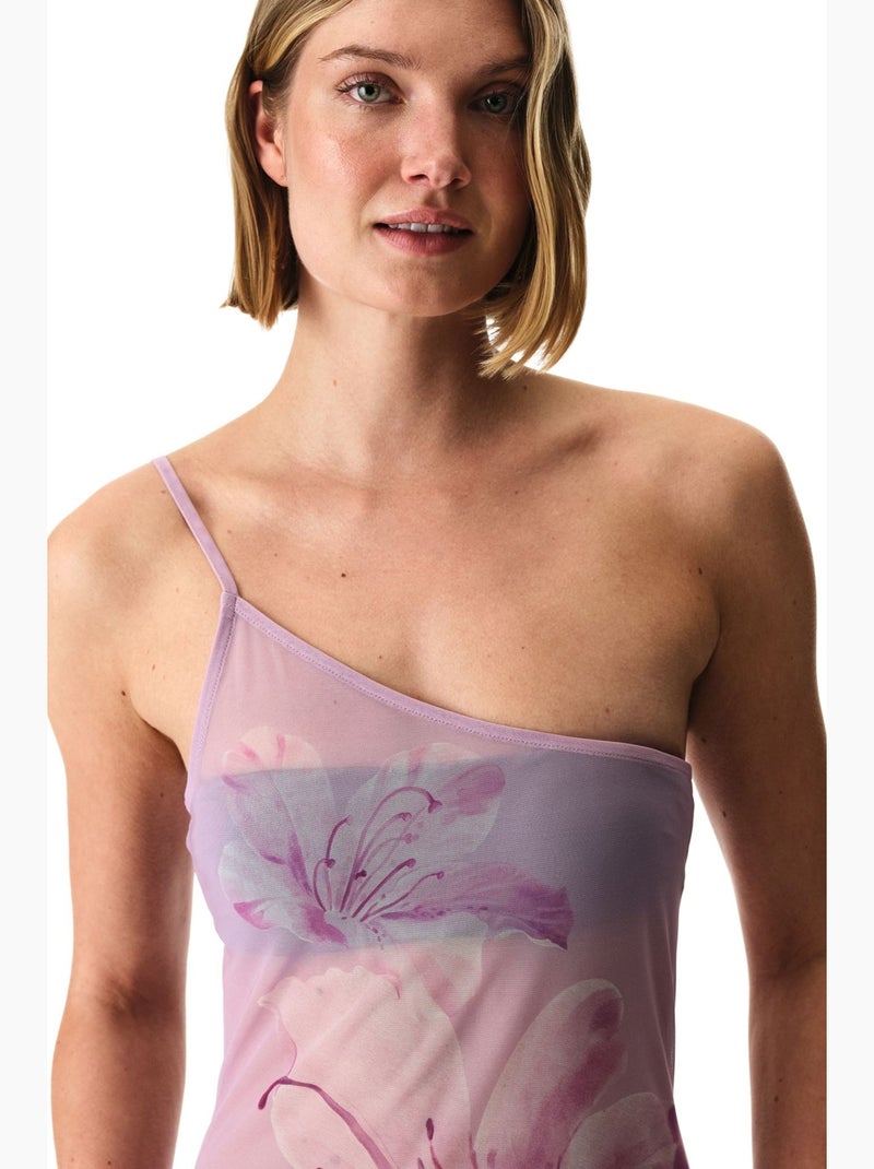 Vestido sofia floral penti Lavanda - Kiabi