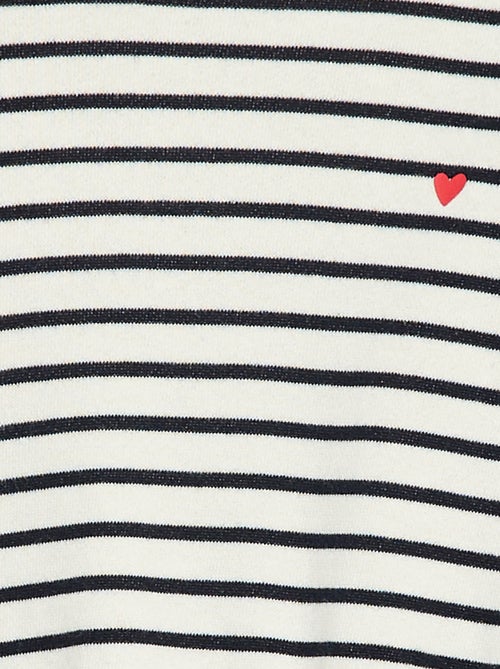 Vestido sudadera con efecto 2 en 1 en el bajo - Kiabi