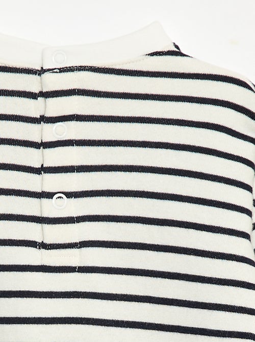 Vestido sudadera con efecto 2 en 1 en el bajo - Kiabi