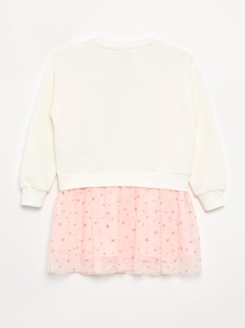 Vestido sudadera de felpa y tul 'Gabby y la casa mágica' - Kiabi