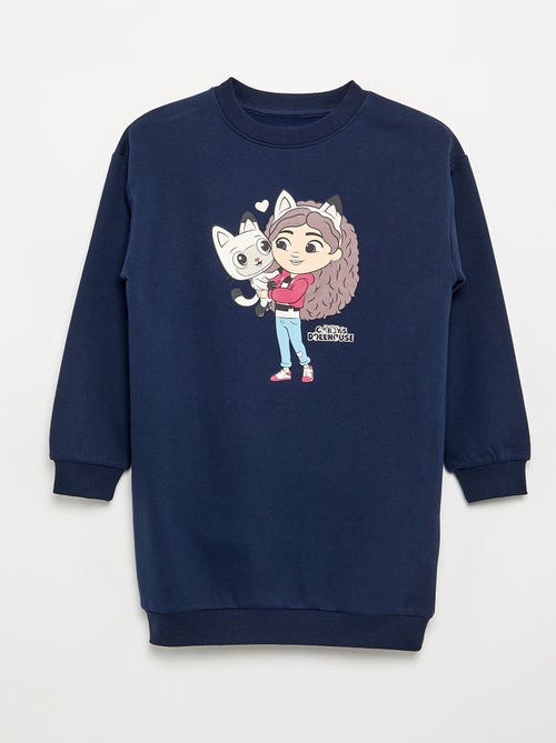 Vestido sudadera 'Gabby y la casa mágica' de manga larga - Kiabi