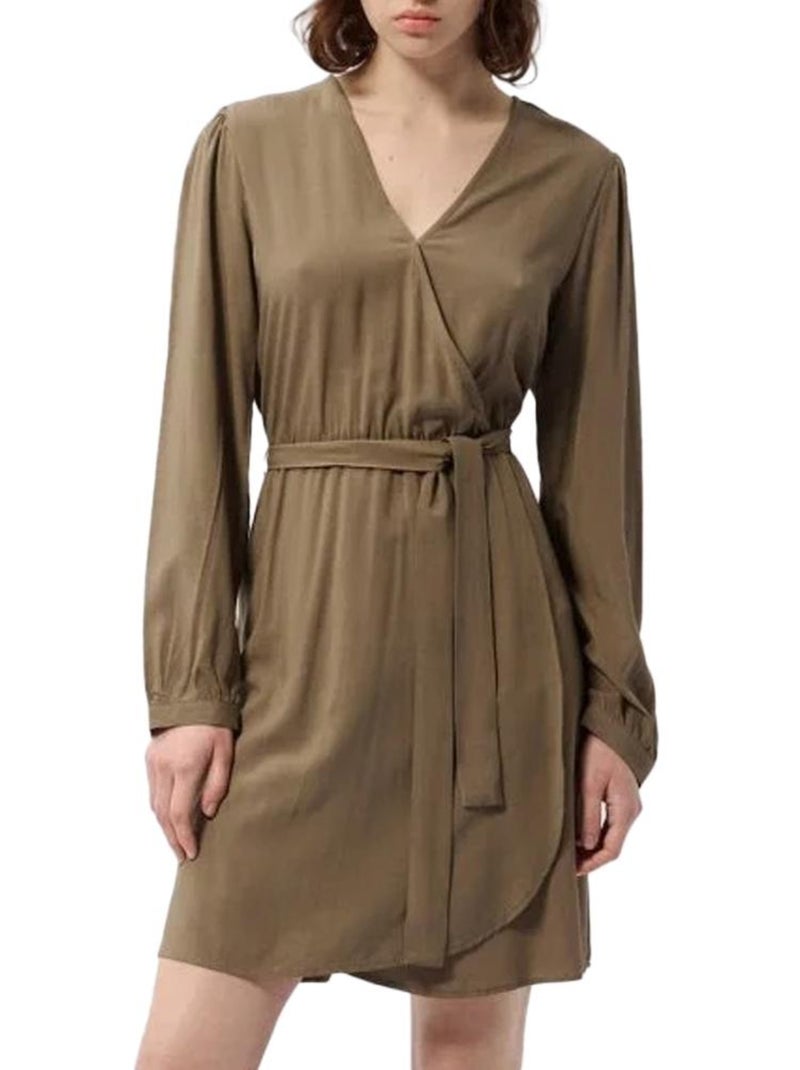 Vestido Teddy Smith para Mujer Verde caqui claro - Kiabi