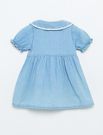 Vestido tipo camisa de manga corta