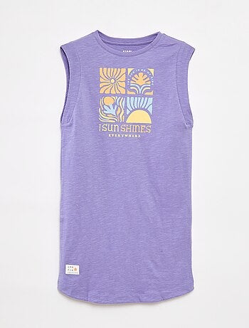 Vestido tipo camiseta - Grafik Edition