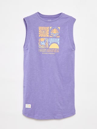Vestido tipo camiseta - Grafik Edition