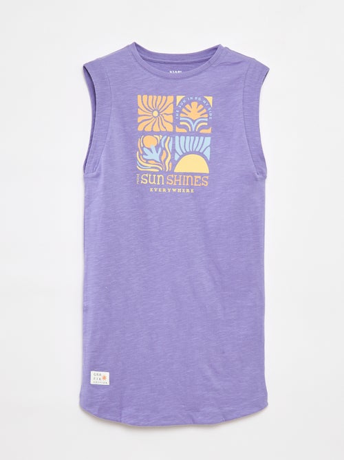 Vestido tipo camiseta - Grafik Edition - Kiabi