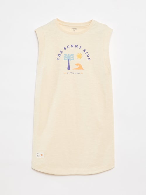 Vestido tipo camiseta - Grafik Edition - Kiabi