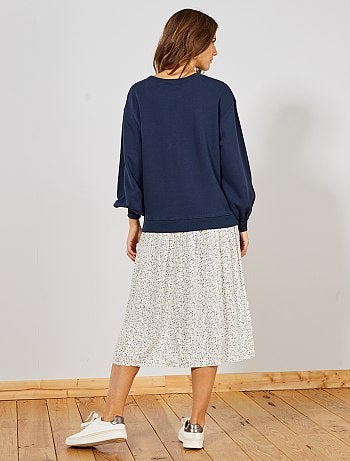 Vestido tipo jersey 2 en 1 - Kiabi