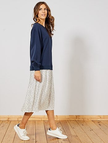 Vestido tipo jersey 2 en 1 - Kiabi