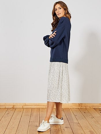 Vestido tipo jersey 2 en 1 - Kiabi