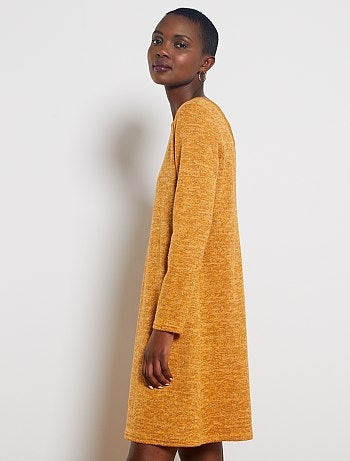Vestido tipo jersey con cierre trasero - Kiabi