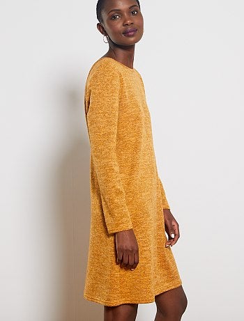 Vestido tipo jersey con cierre trasero - Kiabi