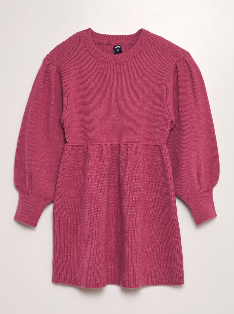 Vestido tipo jersey de punto PURPURA - Kiabi