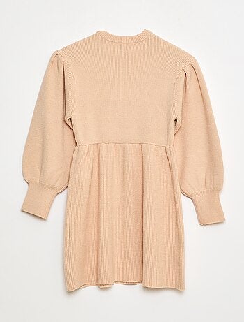 Vestido tipo jersey de punto suave
