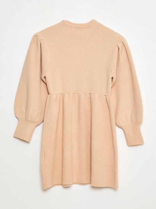 Vestido tipo jersey de punto suave - Kiabi