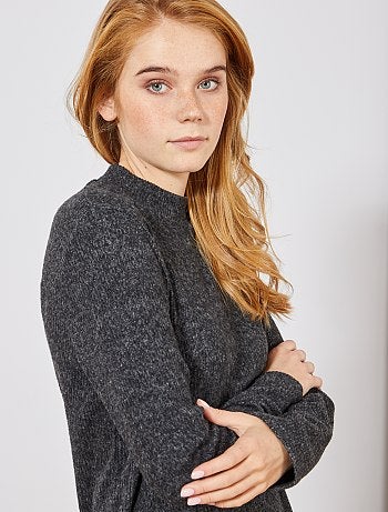 Vestido tipo jersey de punto suave - Kiabi