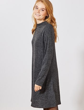 Vestido tipo jersey de punto suave - Kiabi