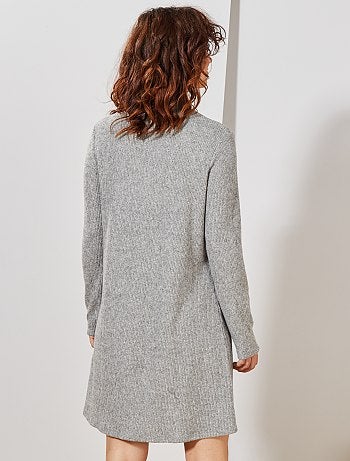 Vestido tipo jersey de punto suave - Kiabi