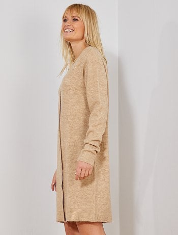 Vestido tipo jersey efecto chaleco - Kiabi