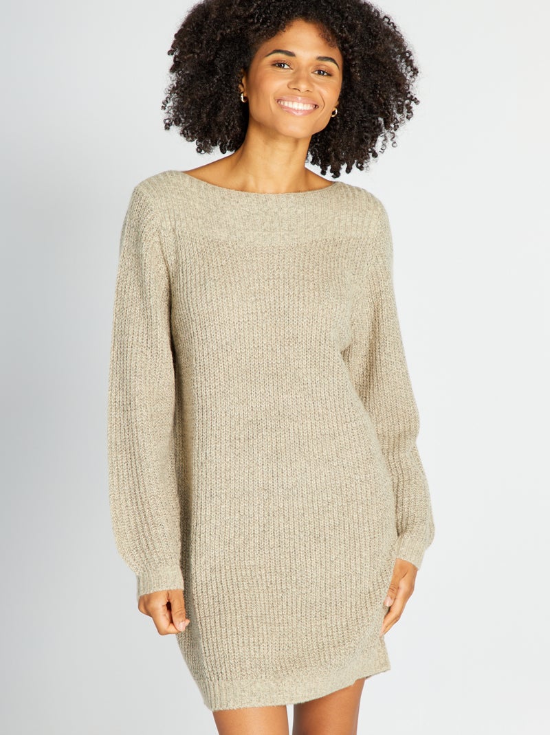 Vestido tipo jersey 'JDY' BEIGE - Kiabi