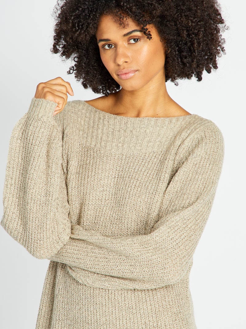 Vestido tipo jersey 'JDY' BEIGE - Kiabi