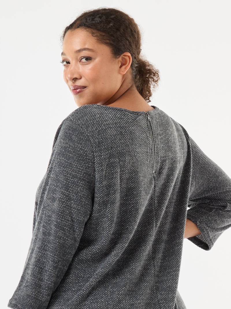 Vestido tipo jersey 'Only Carmakoma' Gris - Kiabi