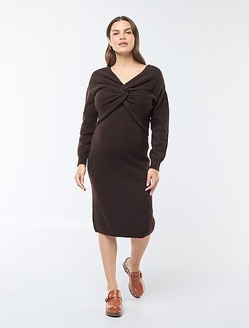 Vestido tipo jersey premamá 2 en 1
