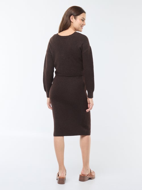 Vestido tipo jersey premamá 2 en 1 - Kiabi