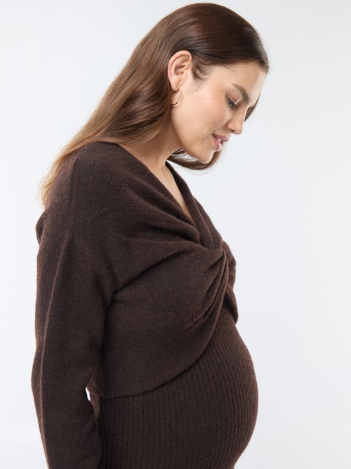 Vestido tipo jersey premamá 2 en 1 - Kiabi