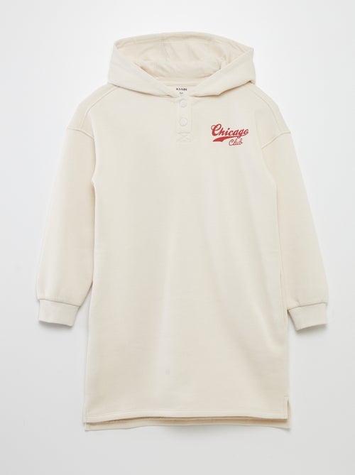 Vestido tipo sudadera con capucha  - So Easy - Kiabi