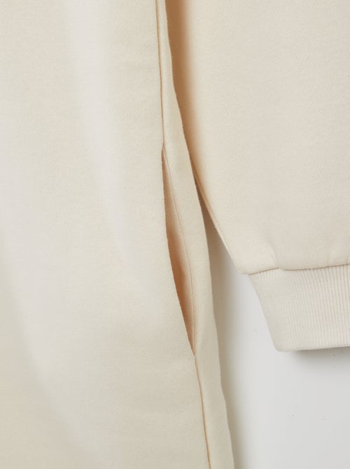 Vestido tipo sudadera con capucha  - So Easy - Kiabi