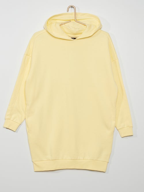 Vestido tipo sudadera con capucha - Kiabi