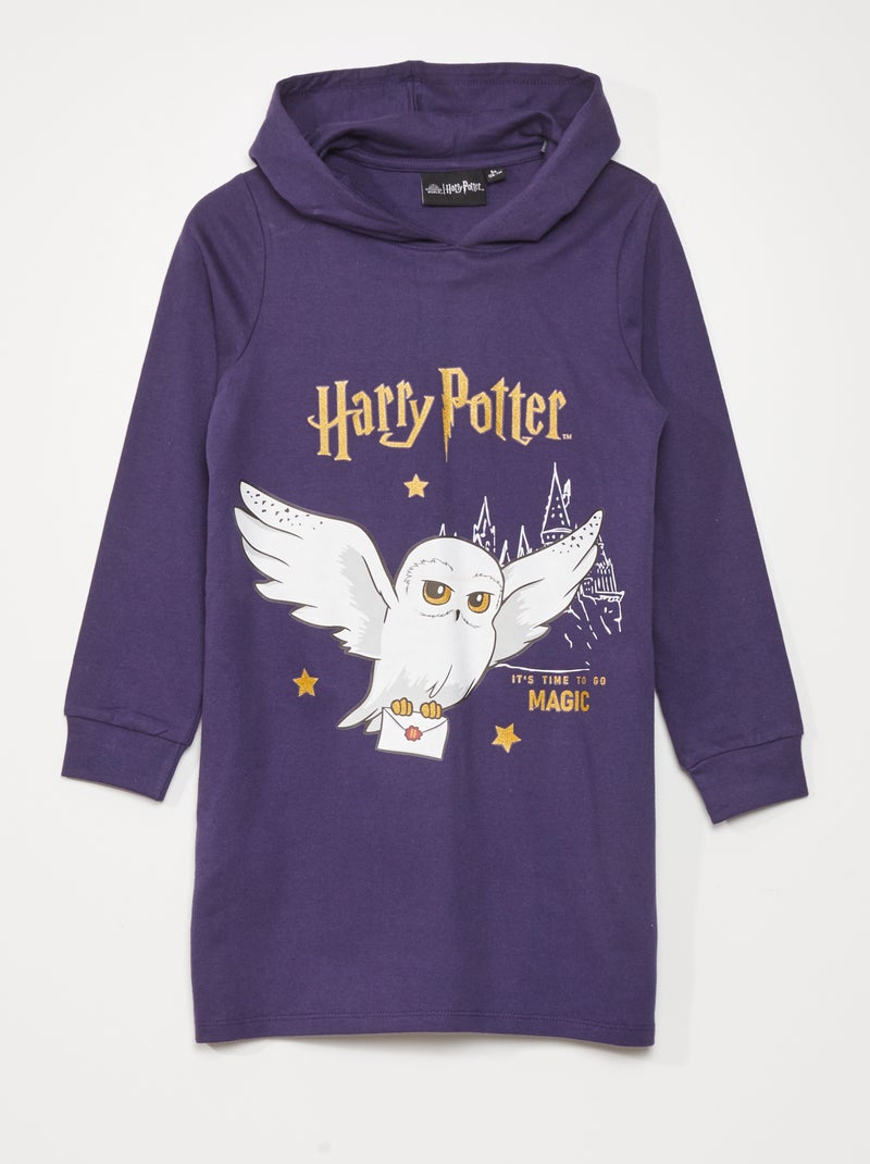 Vestido tipo sudadera con capucha 'Harry Potter' AZUL - Kiabi