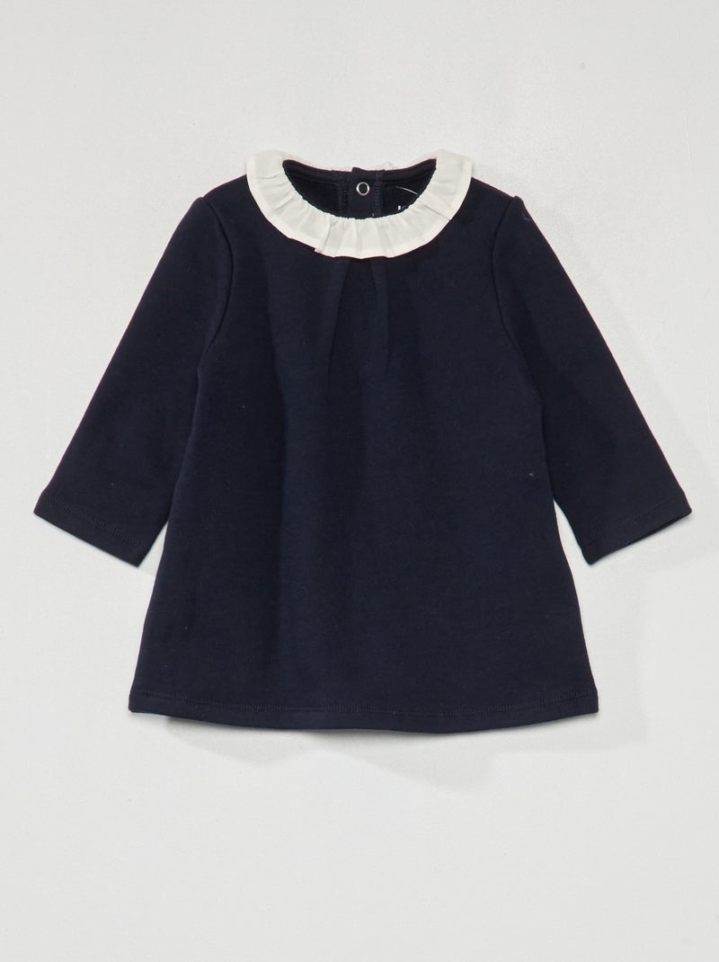 Vestido tipo sudadera de chándal AZUL - Kiabi
