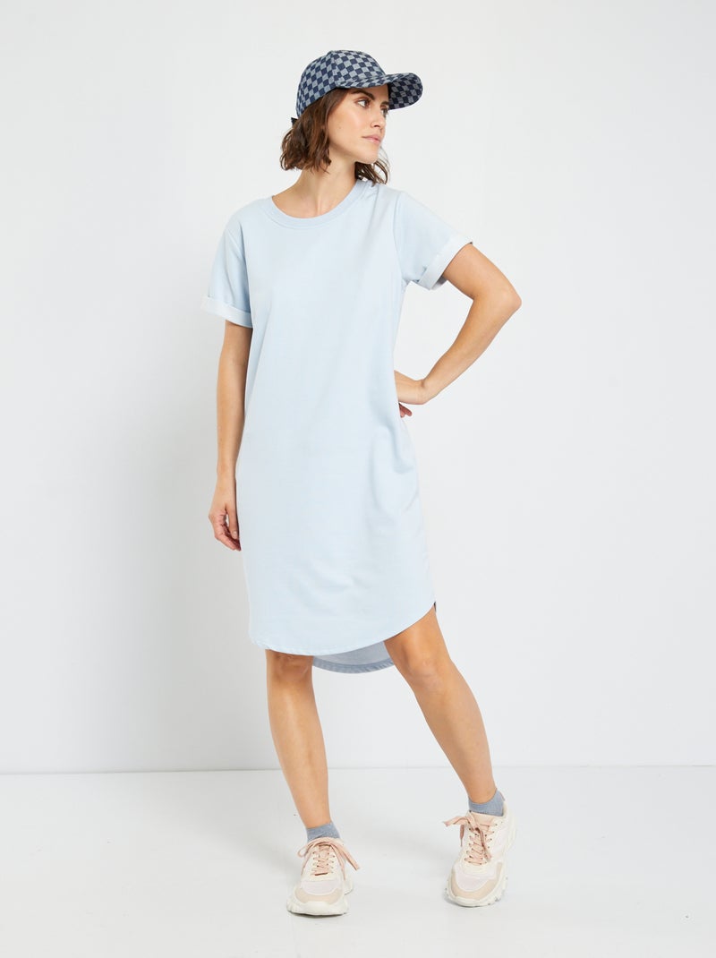 Vestido tipo sudadera de punto 'JDY' azul - Kiabi